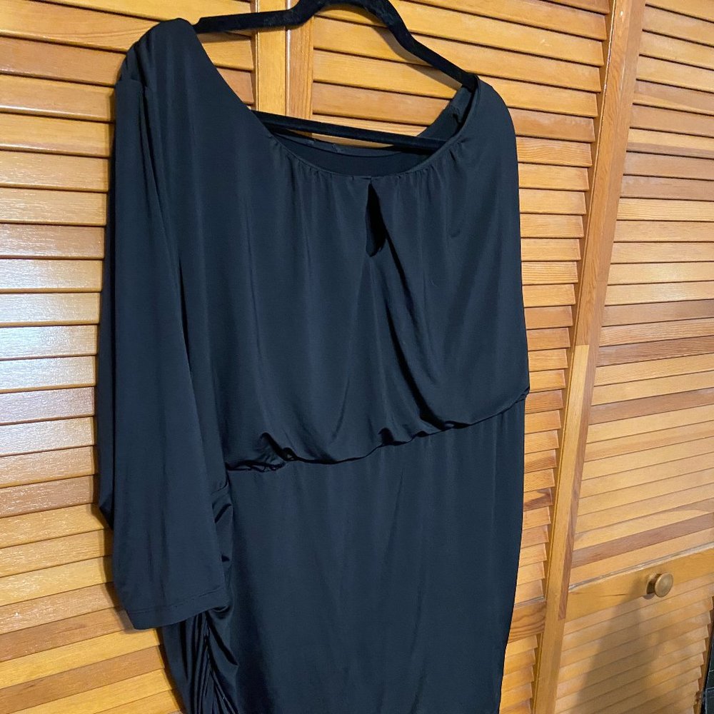 IGIGI “RHONDA” BLACK BLOUSE, SIZE 22/24